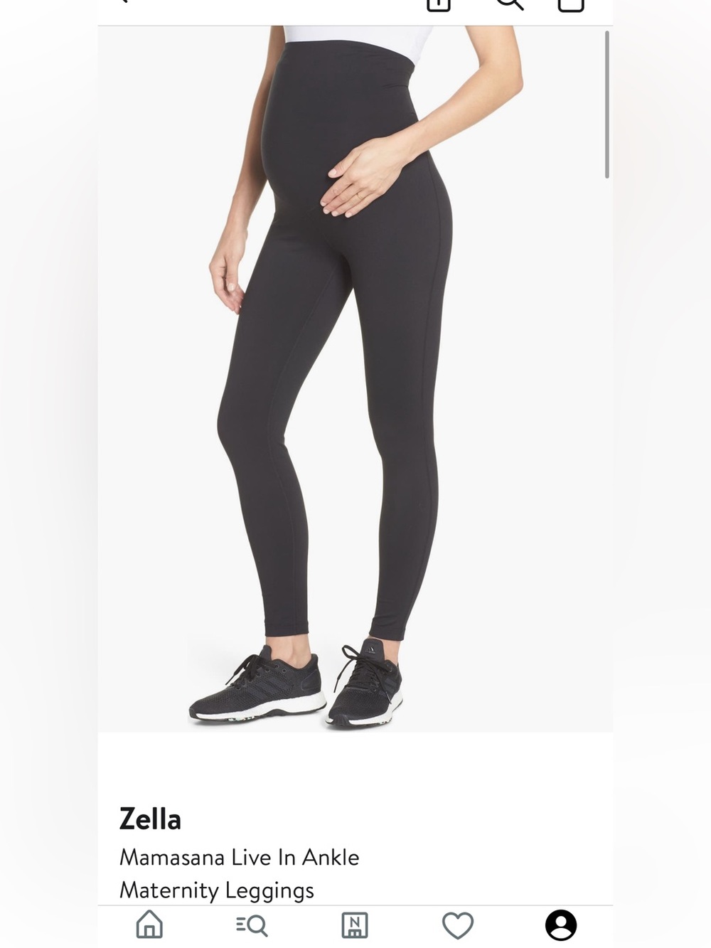 Zella Black Maternity Leggings